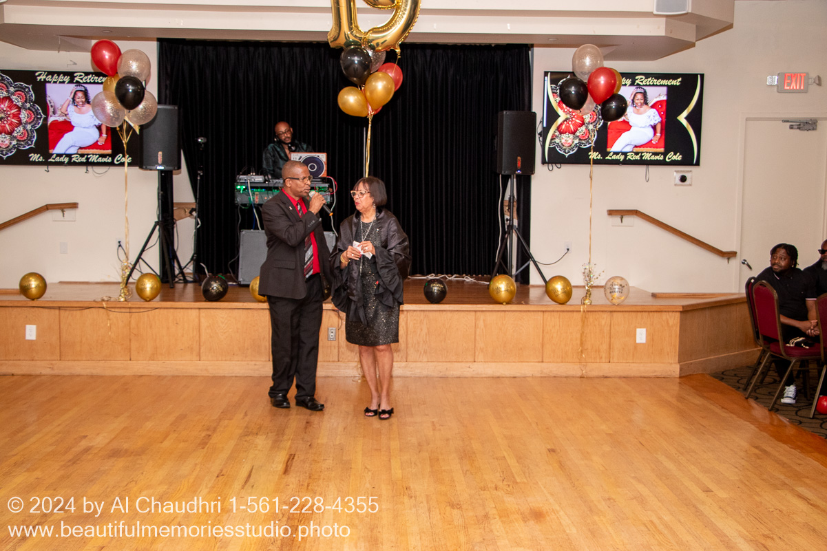 Retirement celebration of Mavis Cole on October 12, 2024 by Al Chaudhri / www.beautifulmemoriesstudio.photo