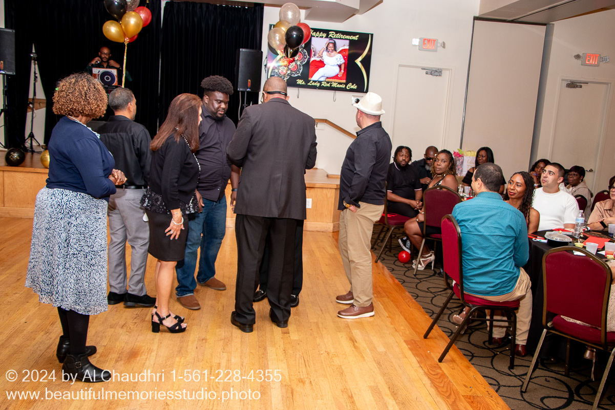 Retirement celebration of Mavis Cole on October 12, 2024 by Al Chaudhri / www.beautifulmemoriesstudio.photo