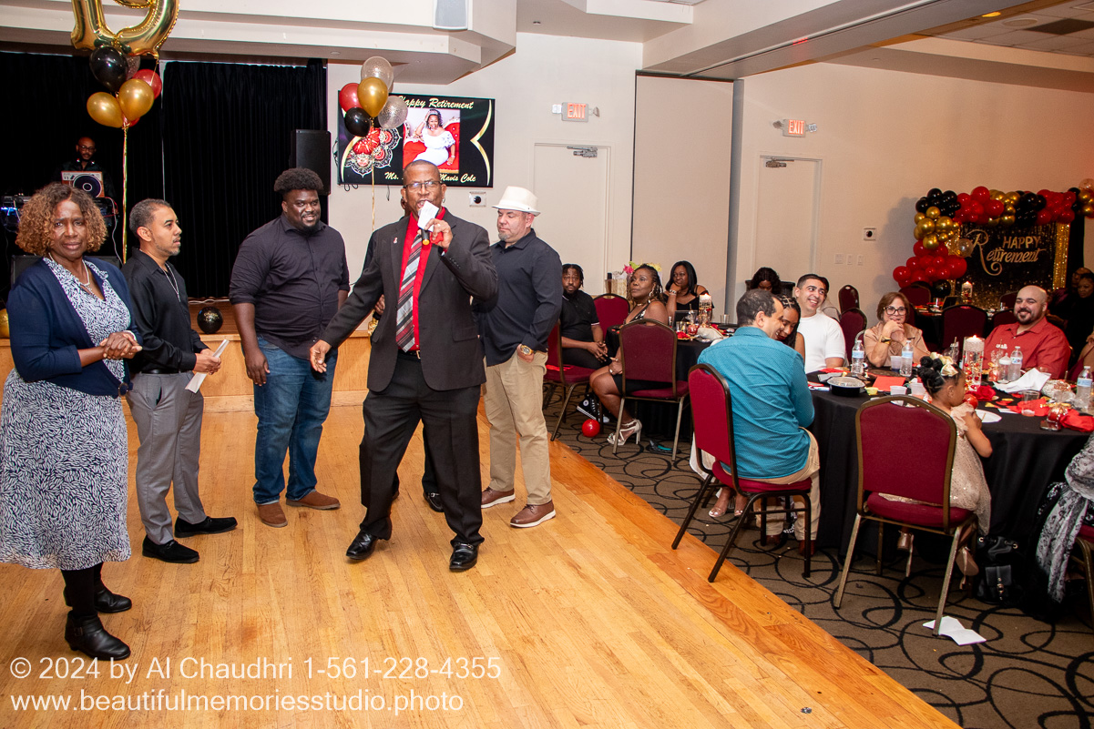 Retirement celebration of Mavis Cole on October 12, 2024 by Al Chaudhri / www.beautifulmemoriesstudio.photo