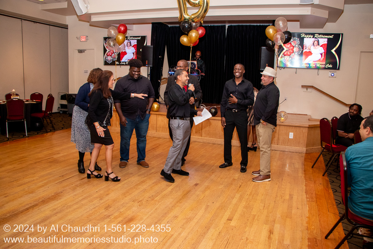 Retirement celebration of Mavis Cole on October 12, 2024 by Al Chaudhri / www.beautifulmemoriesstudio.photo