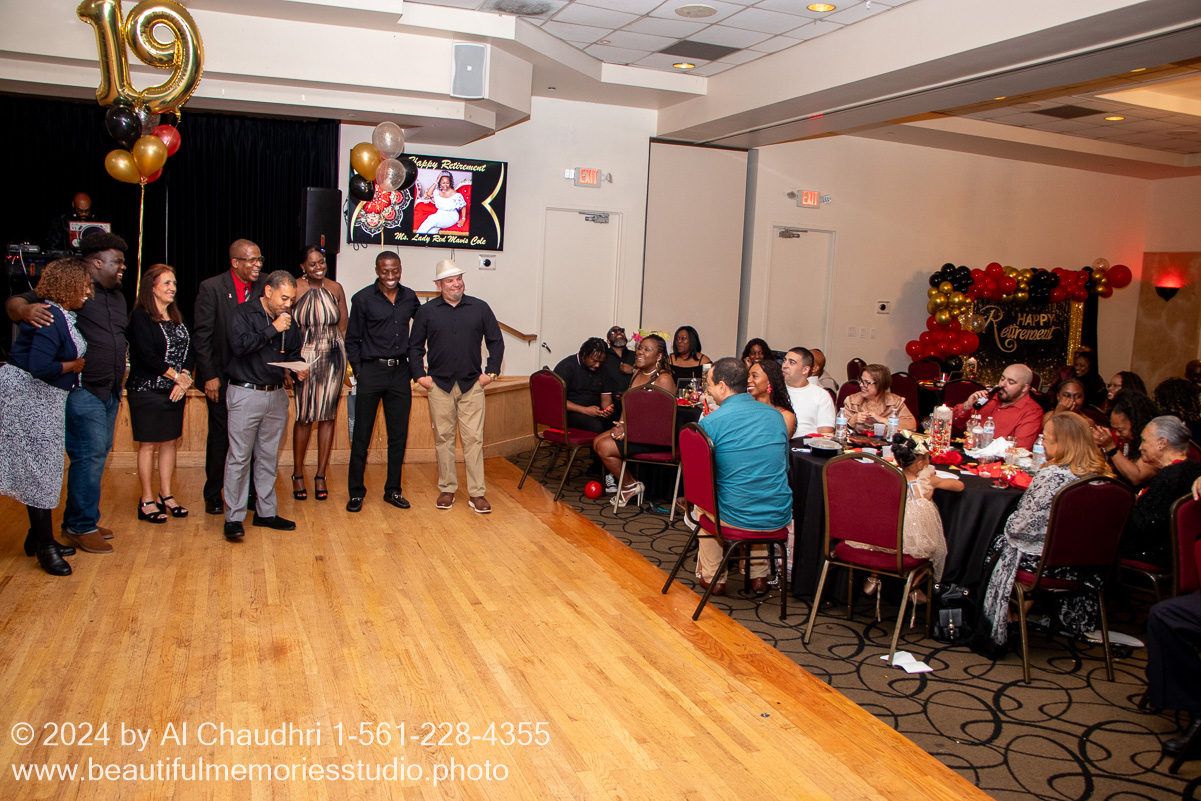 Retirement celebration of Mavis Cole on October 12, 2024 by Al Chaudhri / www.beautifulmemoriesstudio.photo
