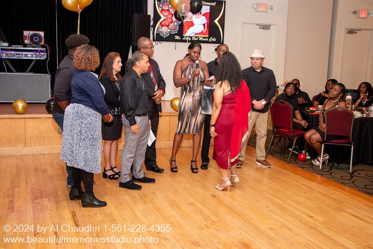 Retirement celebration of Mavis Cole on October 12, 2024 by Al Chaudhri / www.beautifulmemoriesstudio.photo