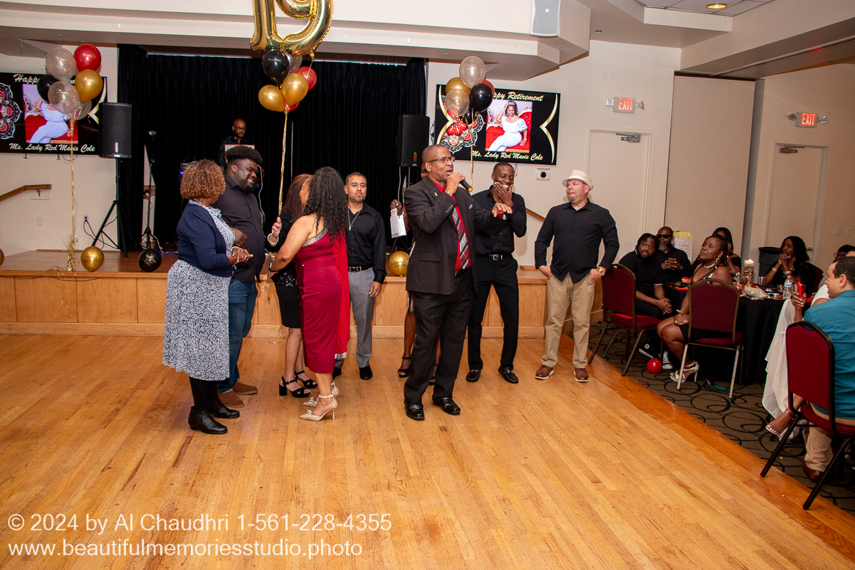 Retirement celebration of Mavis Cole on October 12, 2024 by Al Chaudhri / www.beautifulmemoriesstudio.photo