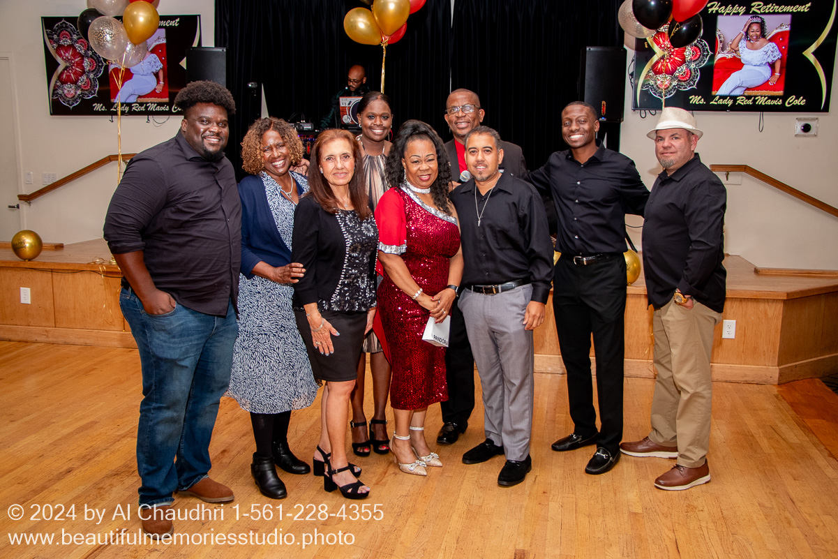 Retirement celebration of Mavis Cole on October 12, 2024 by Al Chaudhri / www.beautifulmemoriesstudio.photo