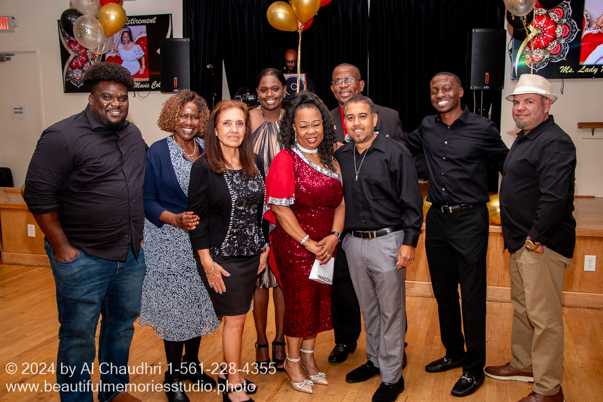 Retirement celebration of Mavis Cole on October 12, 2024 by Al Chaudhri / www.beautifulmemoriesstudio.photo