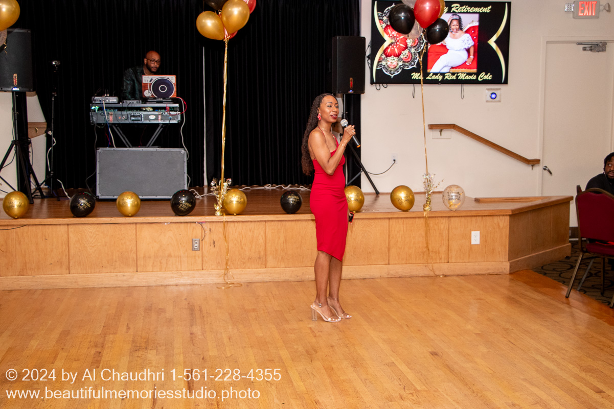Retirement celebration of Mavis Cole on October 12, 2024 by Al Chaudhri / www.beautifulmemoriesstudio.photo