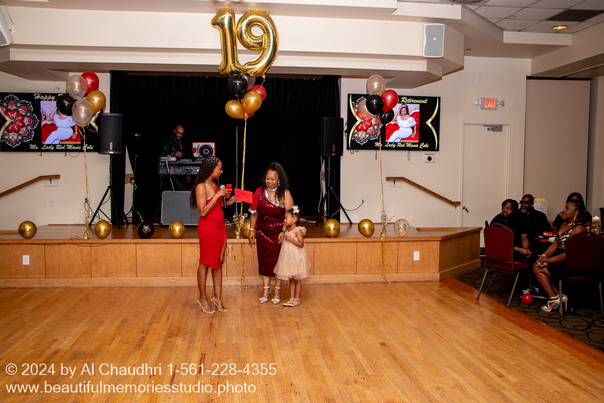 Retirement celebration of Mavis Cole on October 12, 2024 by Al Chaudhri / www.beautifulmemoriesstudio.photo